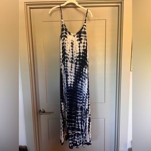 Tie dye maxi dress